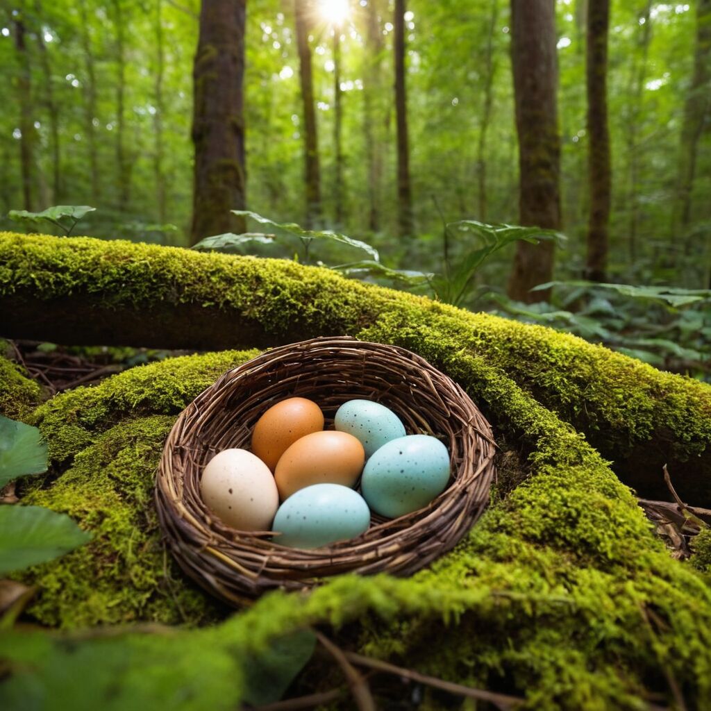 Grünes Vogelei: Welche Vögel legen bunte Eier und warum?