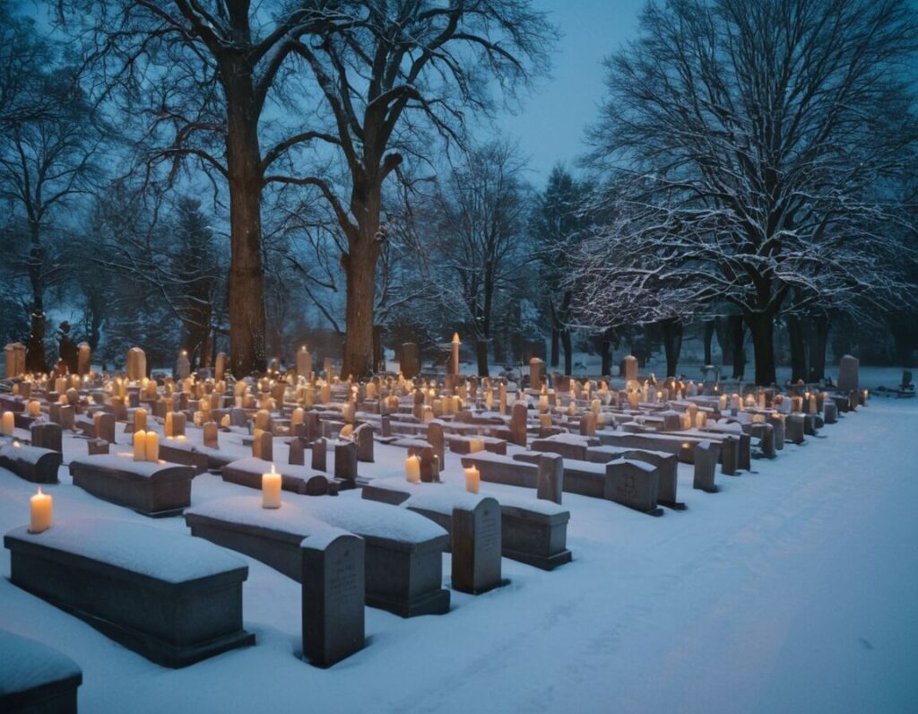 Grab winterfest machen: So schützt du die Ruhestätte vor Schnee und Frost
