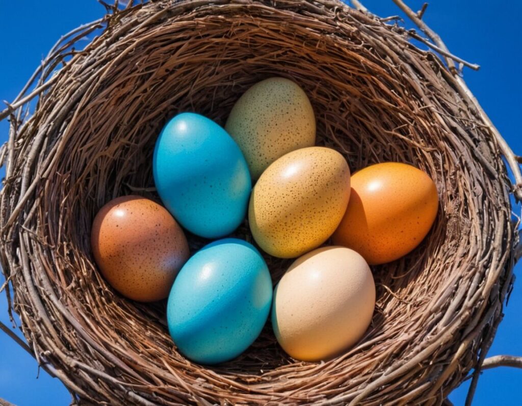 Grünes Vogelei: Welche Vögel legen bunte Eier und warum?