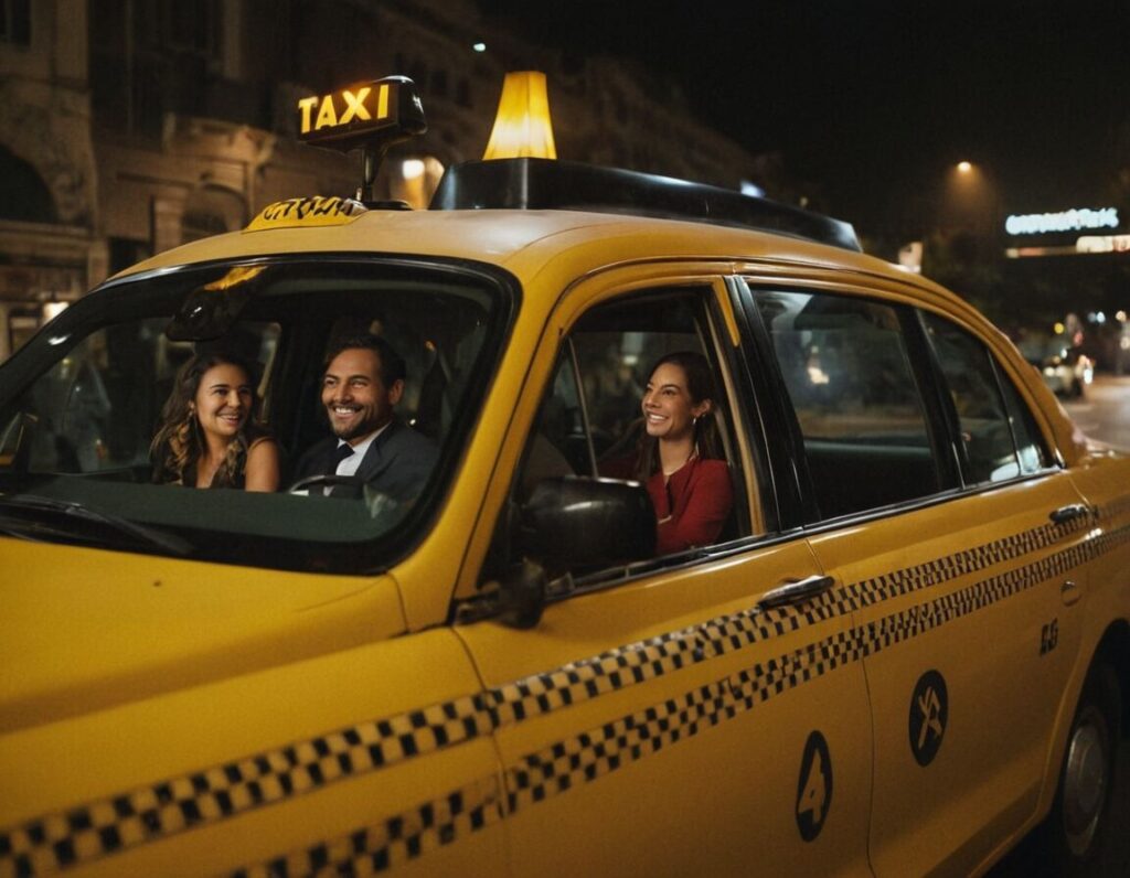 Großraumtaxi: Wie viele Personen finden Platz?